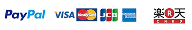PayPal visa MasterCard JCB AMERICANEXPRESS 楽天